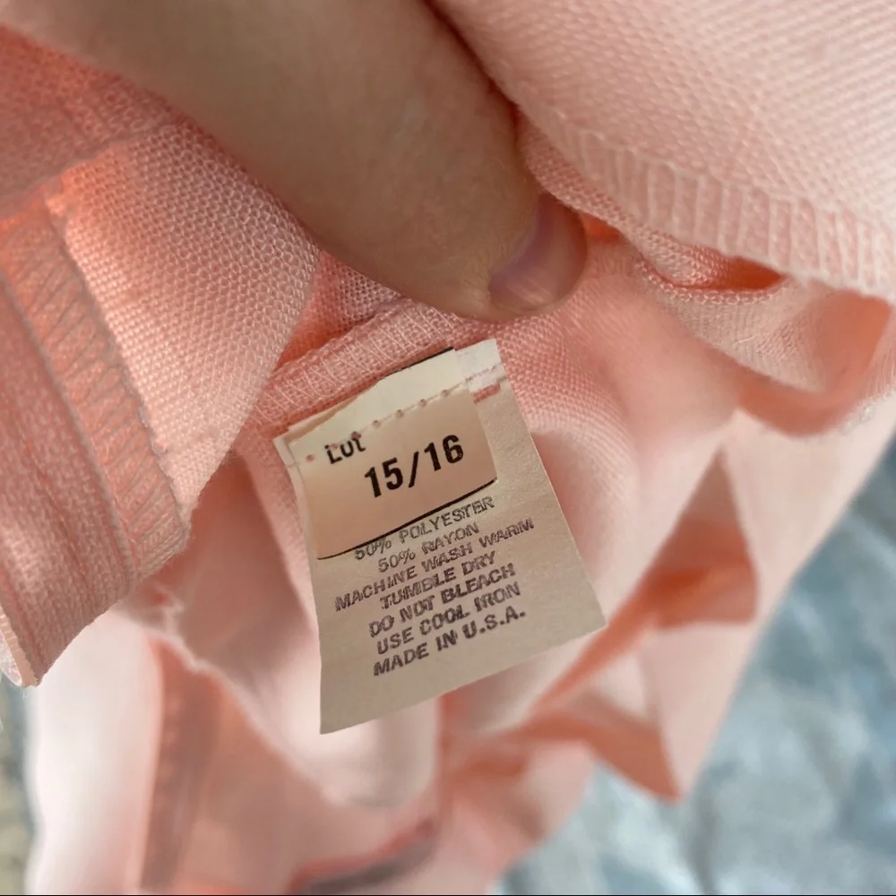 Vintage NWT Jacklyn Smith Pink Pencil Skirt sz. 16 - Picture 9 of 12